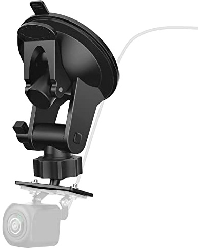 Pixelman Rear Camera Holder, Dash Cam Mount for Rear Windshield, Car Recorder Backup Bracket for Rearview Mirror, Reverse Camera Mount for SUV, Truck, RV, Auto