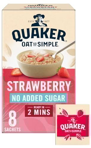 Quaker Oat So Simple Simply Strawberry Porridge Sachets 8 x 32.5 g