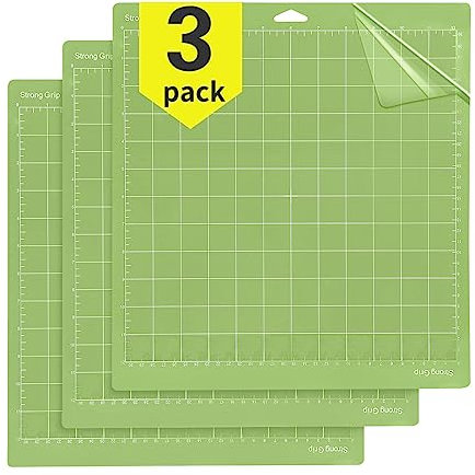 OSDUE Cricut Tapi de Découpe Standard Grip, 3 Pièces Cricuts Maker, Tapis de Decoupe Couture pour Cricut Maker/Maker3/Explore 3/Air 2/Air/One