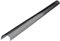 INEFA Griglia per protezione grondaia, protezione foglie plastica 68mm, 2m, nero Rete foglie, accessori per grondaie, Made in Germany