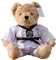 25 cm Taekwondo-Teddybär Plüschtiere Kuscheltier Gefüllte Kawaii Tier Bärenpuppe Kuscheliger Plüsch-Bär Spielzeug Kreatives Geschenk zum Geburtstag Weihnachten