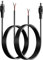 DUEYAGO RCA to Bare Wire Speaker Cable 2 Pack,Speaker Bare Wire Cables to RCA Plugs Adapter Repair Speaker Cord for Speakers Amplifier Audio Video AV Receivers- DIY, 2m line