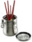 Paint Brush Washer ,Oil Paint Brush Cleaner Paint Brush Washing Bucket Stainless Steel Leakproof Practical Handle Strainer Paintbrush Cleaner with Lid and Filter Screen for Oil Painting