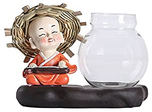 Vasen Glasvase für Blumen, Wasserpflanzen-Blumenvase für Zuhause, Wohnzimmer und Büro, Tischdekoration oder Geschenk, dekorative Blumenvase