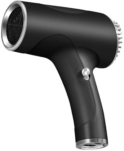 Cordless Hair Dryer,Rechargeable Battery Hair Dryers,Portable Handheld Travel Hair Dryers,Portable Wireless Hairdryer,Small Compact Blow Dryer Quick Drying for Women & Men,2600mAh (Black)