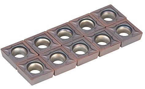 KOCAN Hartmetalleinsätze, 10 Teile/schachtel CCMT09T304 VP15TF Wendeschneidplatten CCMT 09 T3 / CCMT32.51 Drehmaschine CNC Klingen Fräsen Drehwerkzeug