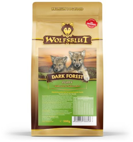 Wolfsblut Dark Forest Puppy Hundefutter mit Jagdfleisch und Süßkartoffeln für Welpen und Junghunde