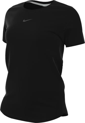 Nike Women's W NK ONE Classic DF SS TOP T-Shirt, Black/Black, M