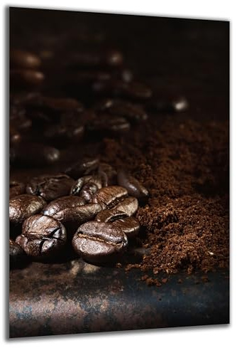 DARO Design - Wand-Bild auf 6mm HDF 60x40 cm Kaffee-Bohne - Wand-Deko Bilder Geschenk