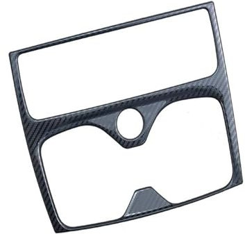 Interieur Dekor Abdeckung Auto Konsole Armlehne Wasser Tasse Halter Dekoration Rahmen Abdeckungen Trim Für B&MW 1 Serie F20 F21 2012 2013 2014 2015(Color:Kohlefaser)