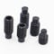 AYYSSM M2,5 M3 M4 M5 M6 M8 M10 M12 M14 M16 Sechskant-Innensechskantschrauben aus schwarzem Stahl mit Madenschrauben mit konvexem Ende und Zapfen(35mm,M10 5pcs)