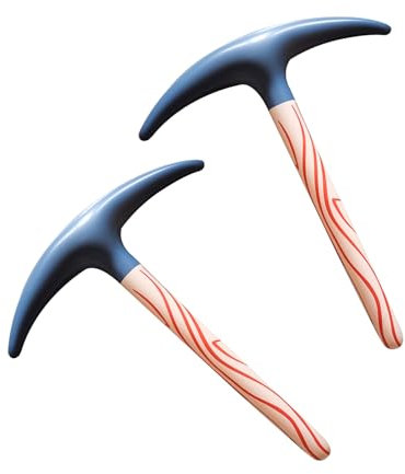 XNHIU 2pcs Inflatable Pickaxe Toy Party Pool Toys Fake Pickaxe Prop Children's Party Props for Halloween Carnival Cosplay Party Supplies