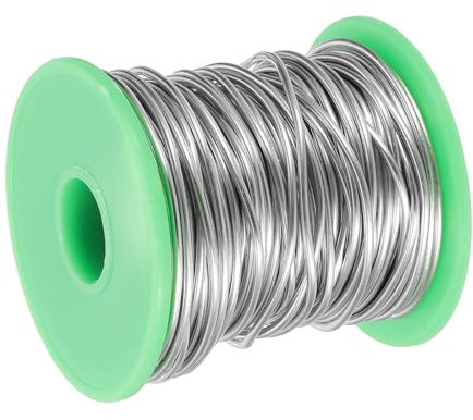 PATIKIL 12 Gauge Jewelry Copper Wire, 25m/82Ft Spool Pure Copper Wire Craft Wire Tarnish Resistant Copper Beading Wire for Jewelry Making Supplies, Silver