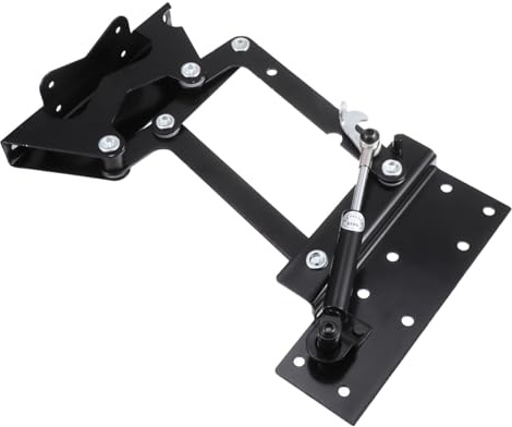 AUTSUPPL Hydraulisches Möbelhebegestell für Ausziehbare Couchtische aus Kaltgewalztem Stahl mit Gasdruckdämpfer und Sanfter Bedienung Schwarz für Wohnprojekte Zufälliger Stil