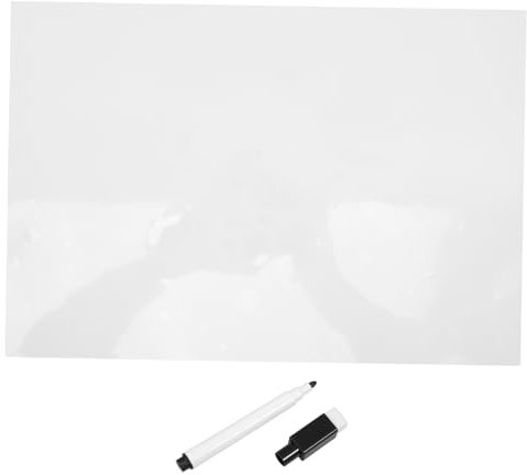 KALLORY Löschbares Zeichenbrett Whiteboard-aufkleber Wiederverwendbarer Notizblock Wandhalterung Für Home Office Schule Whiteboard-papier