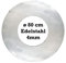 SOUK ONE Plancha, anello di fuoco in acciaio inox, 4 mm, piastra adatta per braciere da 80 cm (consegna senza braciere)