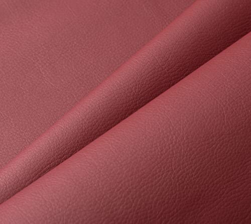 IPEA Kunstleder Bordeaux für Dekor und Beschichtung 140 x 50 cm - Made in Italy - Kunstleder für Sofas, Stühle, Kleidung, Accessoires - Polsterstoff Bezugsstoff Lederoptik - Halben Meter