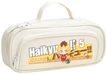 DEXSHUN Anime Shoyo Hinata Federmäppchen Große Tobio Kageyama/Kuroo Tetsurou/Kozume Kenma Süßes Schreibwaren Tragbare Aufbewahrungstasche Geschenke für Schüler Mädchen Jungen
