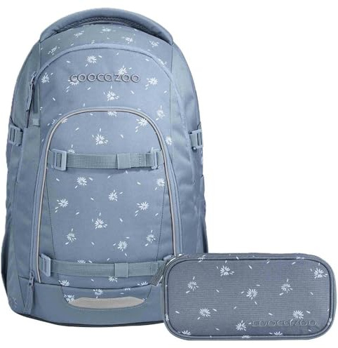 Coocazoo Mate Schulrucksack Set 2tlg. inkl Schlamperbox (Bloomy Daisy)