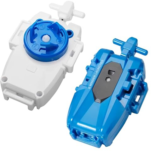 GWEOR Toupie X Lanceur de Cordes, 2 toupies Starter Pack, Lanceur beyblade x, Toupie beyblade x avec lanceur, Lanceur de X Gyros, Compatible avec Les gyroscopes de la série X