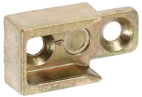 Cerradura de Ventana Abatible Dorado de Aleación de Zinc 20mm | Retenedor Ventana, Huelga del Portero Ventana, Herrajes para Cerraduras de Guillotina