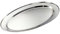Buckingham Mirror Polish Oval Serving Tray Heavy Gauge Plate Stainless Steel Durable Meat Platter for Restaurant Catering Parties Buffet BBQs (55 Cm)