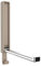 WENKO Klapphaken Premium Gamma, klappbarer Wandhaken zum Anbohren, mit Abrutschsicherung, modernes Design, Kunststoffgehäuse und stabiler Metallhaken, 2,5 x 18 x 1,5 cm, Beige