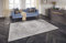 Elle Decoration Nain Orientalischer Teppich - Kurzflor Vintage-Look Orientalisch Ornamente-Muster Klassischer Orientteppich für Wohnzimmer Esszimmer Flur oder Schlafzimmer Hellgrau, 80x150cm