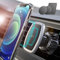LISEN Handyhalterung Auto Magnet, [6 Starke Magnete] Magnethalter Handy [Upgraded CLAMP] [360°Drehbar] KFZ, Für iPhone Samsung Huawei-Silber