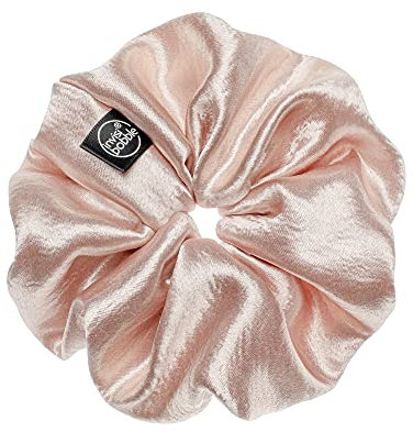 invisibobble Sprunchie Rosie Star Scrunchie I 1x Haargummi Satin Rosé Mädchen & Damen I starker Halt Stoff Haargummi I Limited Collection Rosie Fortescue