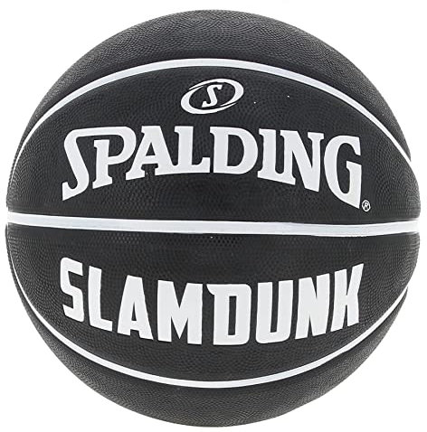 Spalding Unisex – Erwachsene Slam Dunk Ball, Black, 7
