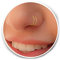 Winziger Gold Doppel Hoop Nasenring - Spiral Nasenring 20 Gauge Snug Double Nasenpiercing Dünne Nasenpiercings Creolen