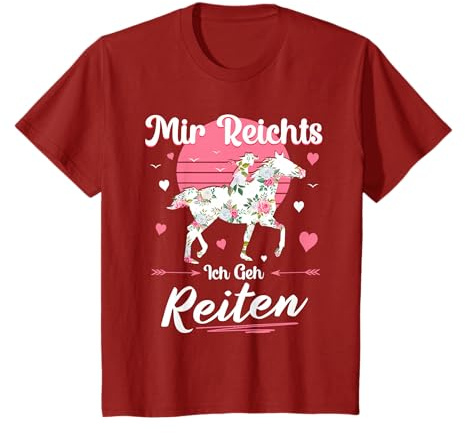 Mir reichts Ich geh reiten - Reiten Pferde Mädchen Frauen T-Shirt
