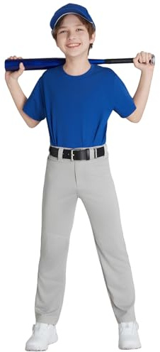 QBK Baseballhose für Kleinkinder, Jungen, 2T, 3T, 4T, 5T bis 17 Jahre, Softball-Hose, Kinder, T-Shirt, Ballhose