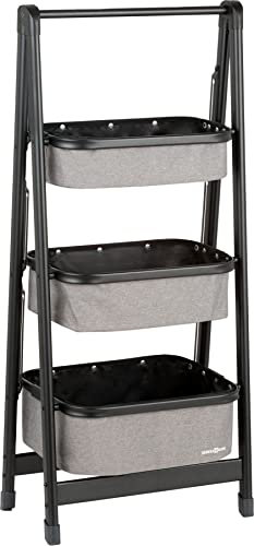 Brunner Latiga Faltregal, grau/schwarz