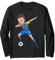 Kongo Trikot Fußball Girl Dabbing Langarmshirt