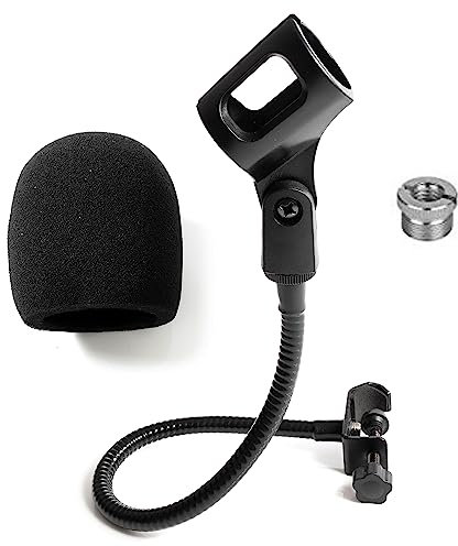 Universal Microphone Boom Arm: Flexible Stand for Clear Audio & Easy Desk Clamp Mounting