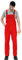 BWOLF Slater Salopette de Travail pour Homme | Toutes Les Saisons | Salopette de Travail Homme/Femme, Rouge, XXL