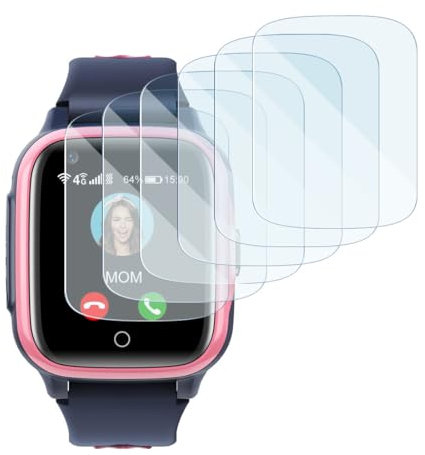 KARYLAX - [Pack x6 Protection Écran en Verre Flexible, dureté 9H Anti-rayures, Film Protecteur compatible pour Montre Connectée Enfant YENISEY X28