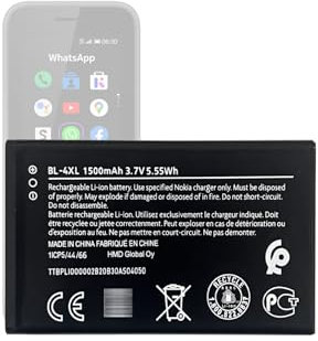 HIGHAKKU Ersatzakku Batterie BL-4XL kompatibel mit [Nokia] 6300 4G, 8000 4G, TA-1286, TA-1287, TA-1291, TA-1294, TA-1300, TA-1303, TA-1305, TA-1311, TA-1324, TA1307