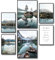 ARTLAND Premium Posterset 6er Set mehrteilig 2x A3 + 4x A4 6-teilig moderne Poster für Deko Bilderwand in Wohnzimmer Schlafzimmer OHNE RAHMEN - Berge am Pragser Wildsee