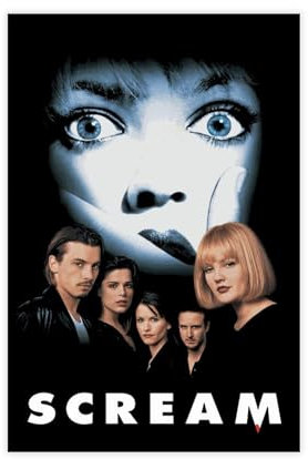 RePaLy Scream 5 2022 Poster auf Leinwand, Wandkunst, Dekordruck, Bild, Gemälde für Wohnzimmer, Schlafzimmer, Dekoration, ungerahmt, 20 x 30 cm