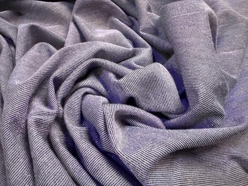 Leichter metallischer Single-Jersey-Stoff, Meterware, Lurex schimmernd, Lavendel