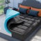ELEMUSE Grau Matratzen Topper 200x200cm, H3 Gel Topper mit Waschbarem Flauschigem Bezug und Gelschaum, 7CM Höhe Weicher und Bequemer Matratzentopper für Boxspringbett und Unbequeme Betten Schlafsofa