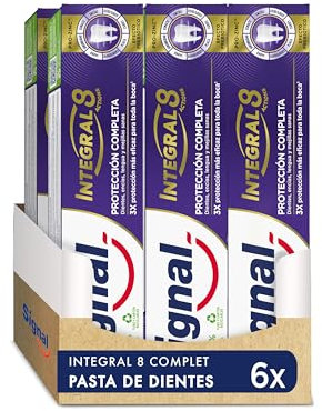 Signal Umfassende Zahnpasta 8 Komplettschutz mit natürlichen Inhaltsstoffen 75 ml x 6