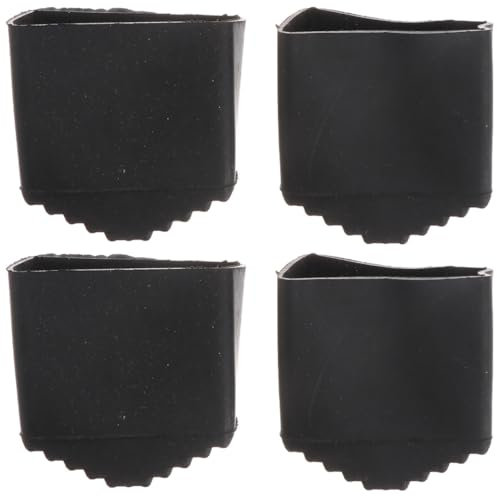 Warmhm 4stücke Leiterfußabdeckungen Aus Gummi rutschfeste Leiterfüße Schutzpolster Für Leitern Leichte Und Langlebige Kappen Für Sicherheitsanwendungen