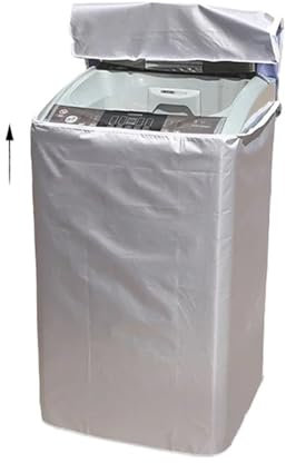 GOXQIT Anti-Ultravioleta 2 uds Cubierta Impermeable for Lavadora protección Solar Cubierta Secadora Cubierta Protectora for el hogar baño Fundas para Lavadoras(XL 65X65X103cm)
