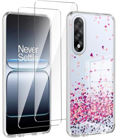LYZXMY Hülle für OnePlus Nord 5 5G Handyhülle mit 2 Schutzfolie | Weich Silikon TPU Schutzhülle,Militärischer Schutz Kratzfest Stoßfest Schutzhülle Cover,WM85