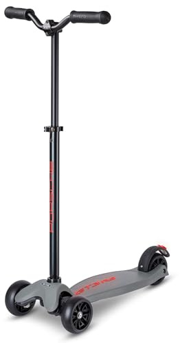 micro™ Kickboard Deluxe LED by Porsche | GT3 RS Edition | Roller Höhenverstellbar | Das ORIGINAL | Jugendliche & Erwachsene | GT3 RS Schriftzug und Scooter Rücklicht beleuchtet