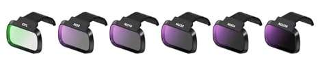 Kompatibel mit NEEWER, 6er-Pack ND-CPL-Filter, kompatibel mit DJI, Mini 4K/2/Mavic/SE/2 SE, Zubehör for Drohnenobjektive, zirkular polarisierender Neutralleiter for Aufstecken(CPLND Filter)